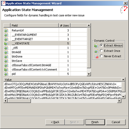 Application State Management wizard