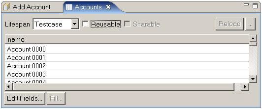 account names dataset