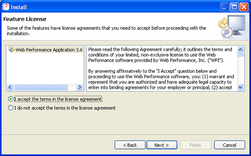Accept License Agreement