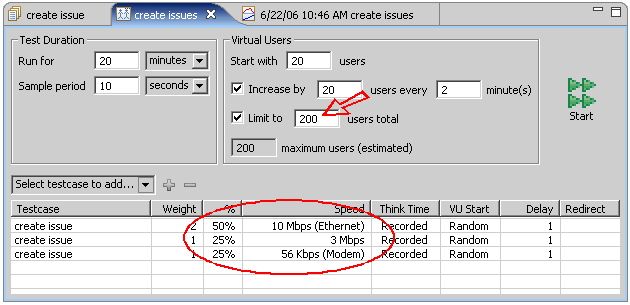 Load configuration