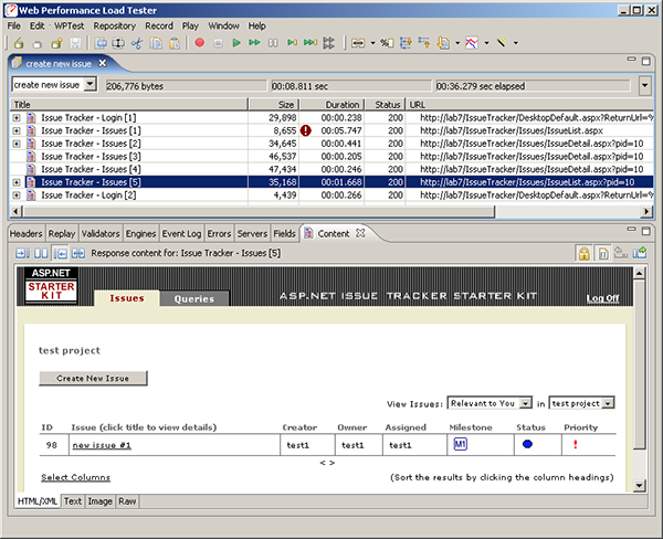 Issue Tracker system - new issue completed