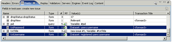 User identity fields