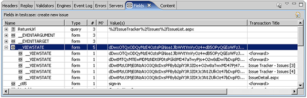 viewstate fields