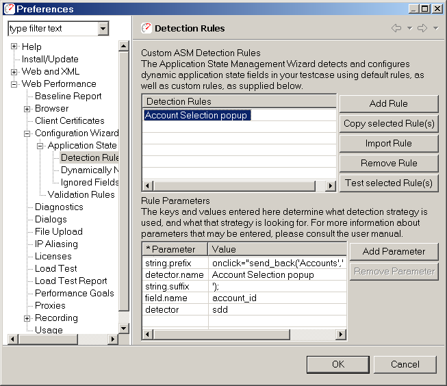 detection rule configuration