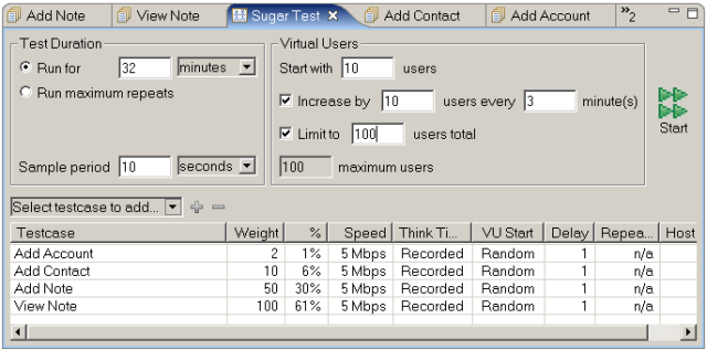 picture of load configuration editor