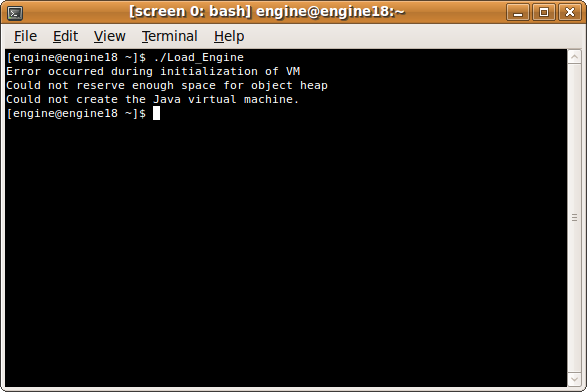 A 32-bit Linux JVM set to use 3500MB of memory fails to start