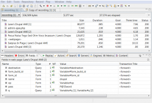 Fields View (After running the Application State Wizard)