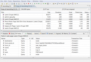 Fields View (Before running the Application State Wizard)