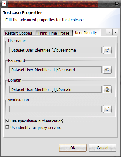 Speculative Authentication testcase property